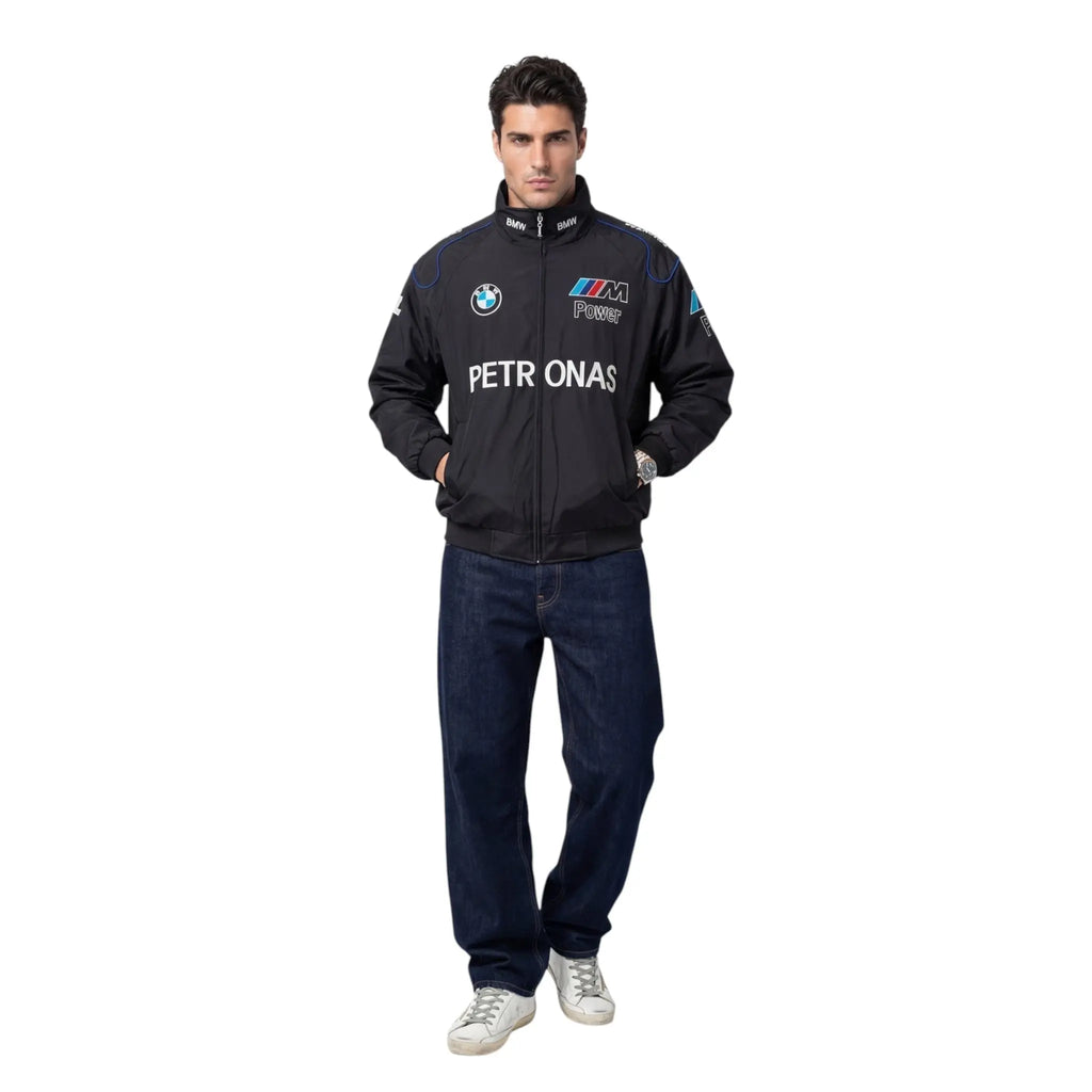 BMW F1 Vintage Racing Jacket - Black Edition