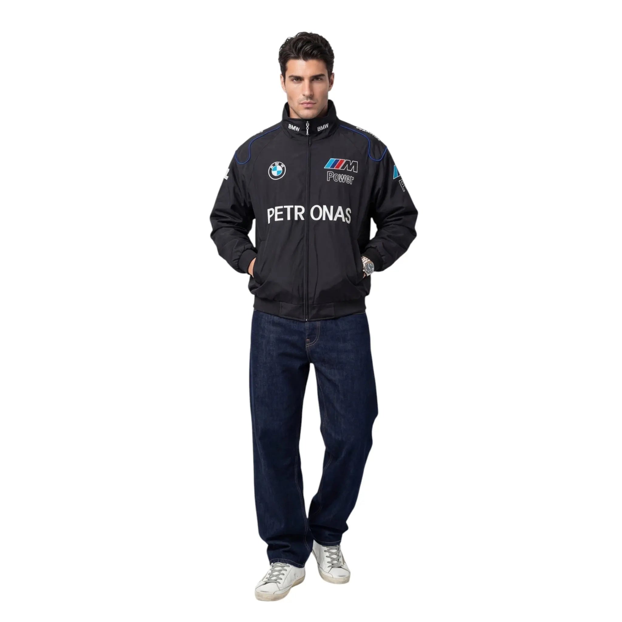 BMW F1 Vintage Racing Jacket - Black Edition