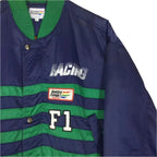 Benetton Vintage Formula 1 Team Embroidered Racing Jacket - Speedxcrafts