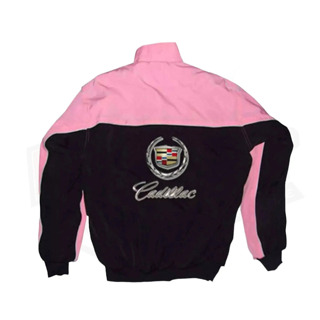 Cadillac vintage F1 Embroidered Racing Jacket - Speedxcrafts