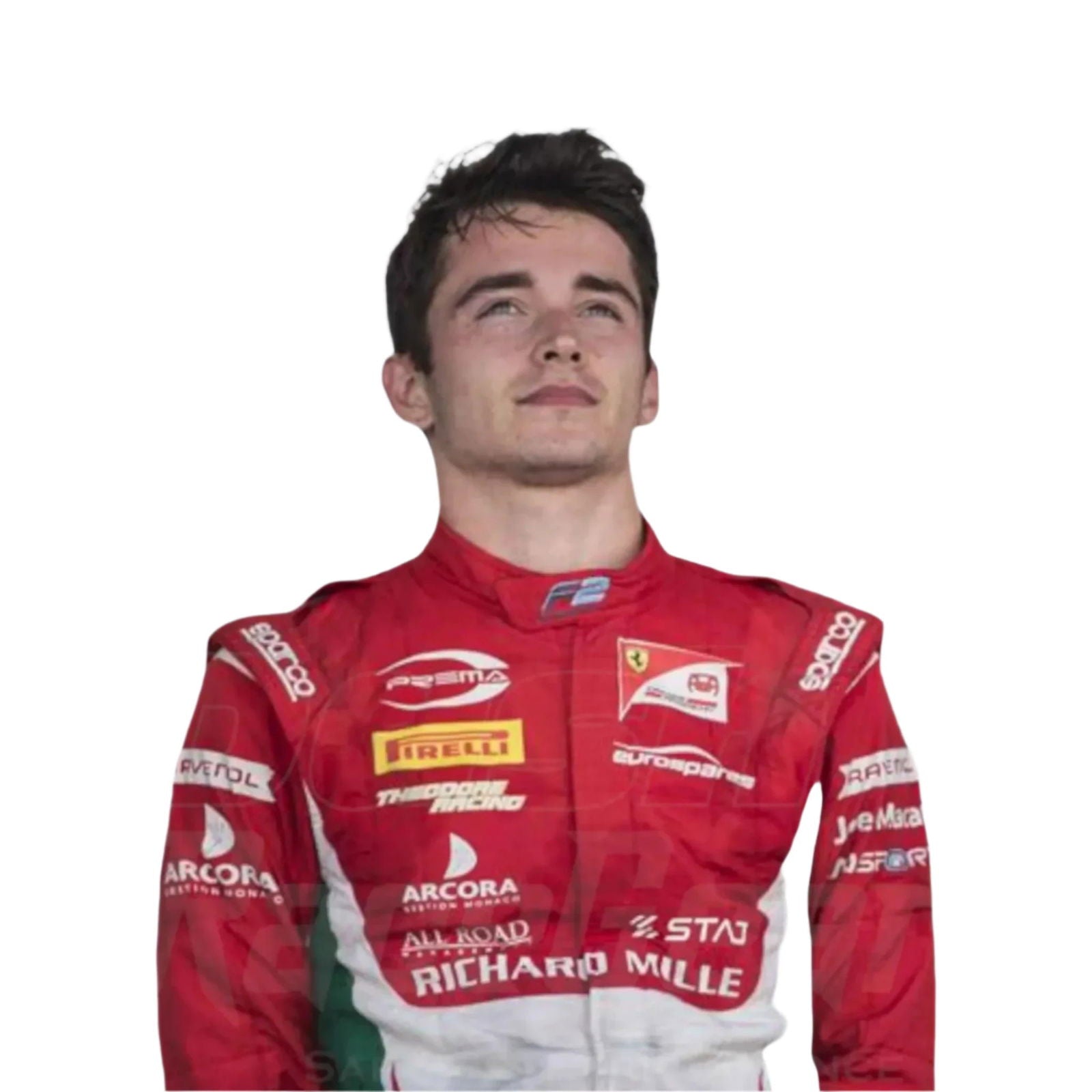 Charles Leclerc 2017 Formula 2 Race Suit Prema Powerteam - Speedxcrafts