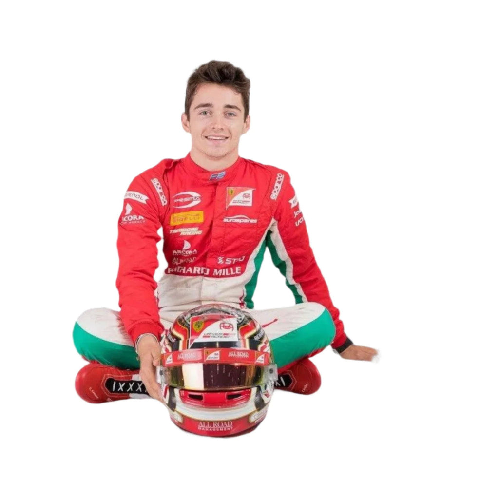 Charles Leclerc 2017 Formula 2 Race Suit Prema Powerteam - Speedxcrafts