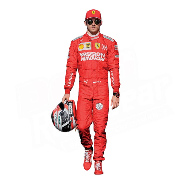 Charles Leclerc 2019 Ferrari F1 Race Suit - Speedxcrafts
