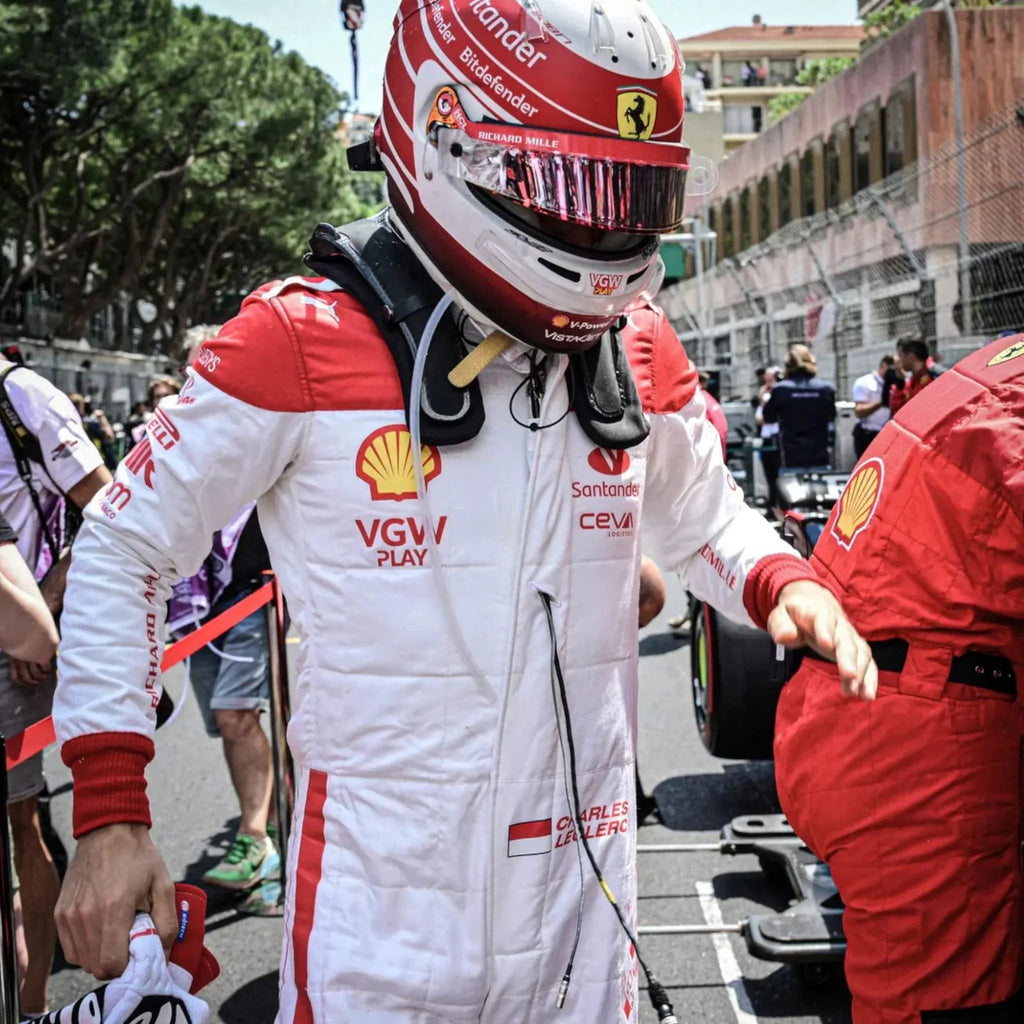 Charles Leclerc Ferrari 2023 F1 Race Suit - Monaco GP - Speedxcrafts