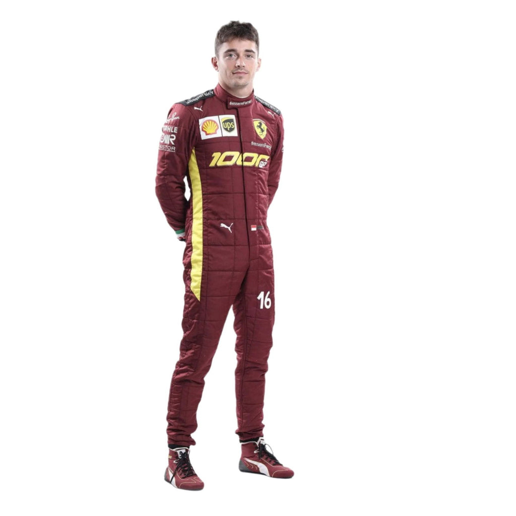 Charles Leclerc Sebastian Vettel 2020 F1 Replica Race Suit - Scuderia Ferrari 1000s - Speedxcrafts