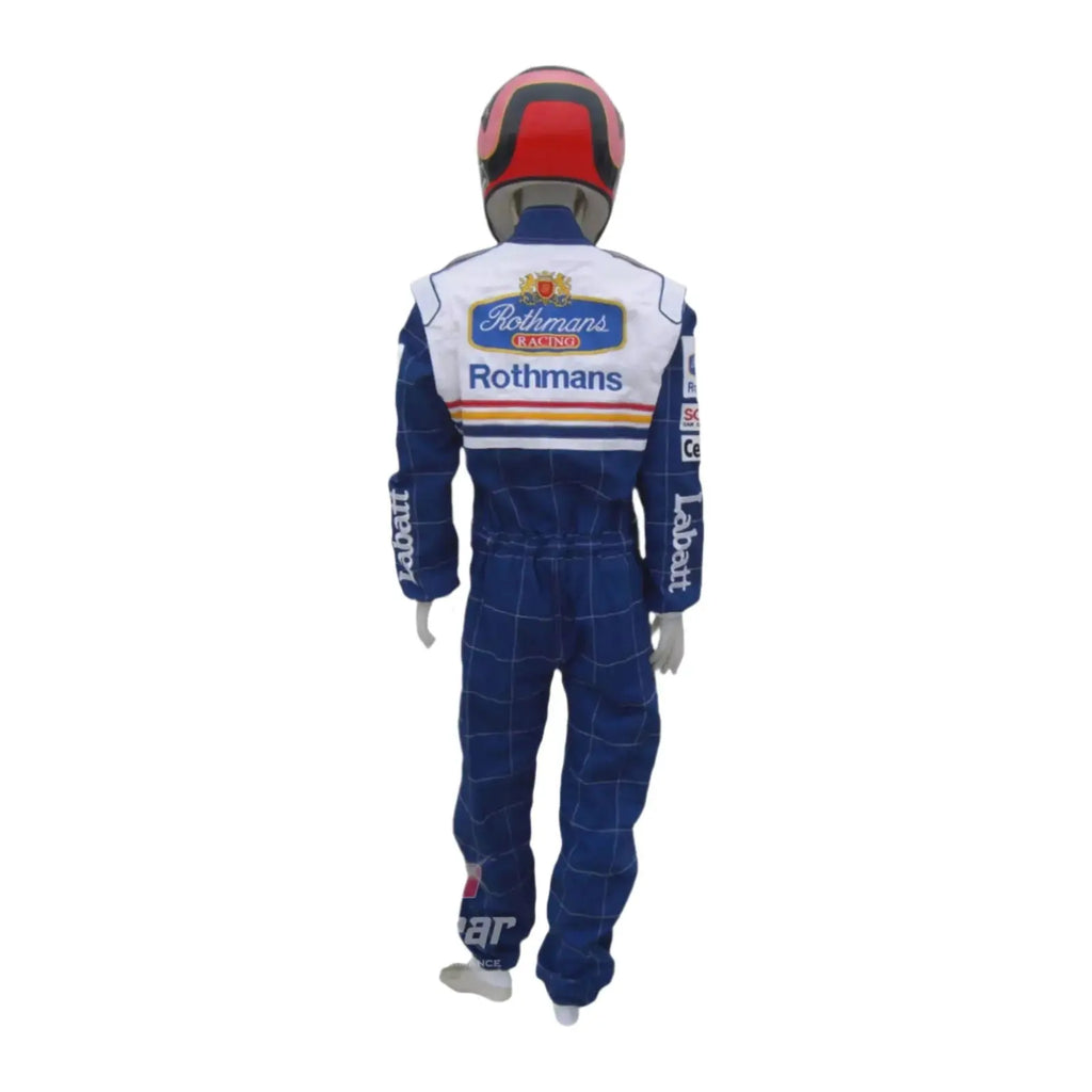 Damon Hill 1997  Williams F1 Embroidered Racing Suit - Speedxcrafts