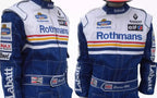 Damon Hill 1997  Williams F1 Embroidered Racing Suit - Speedxcrafts