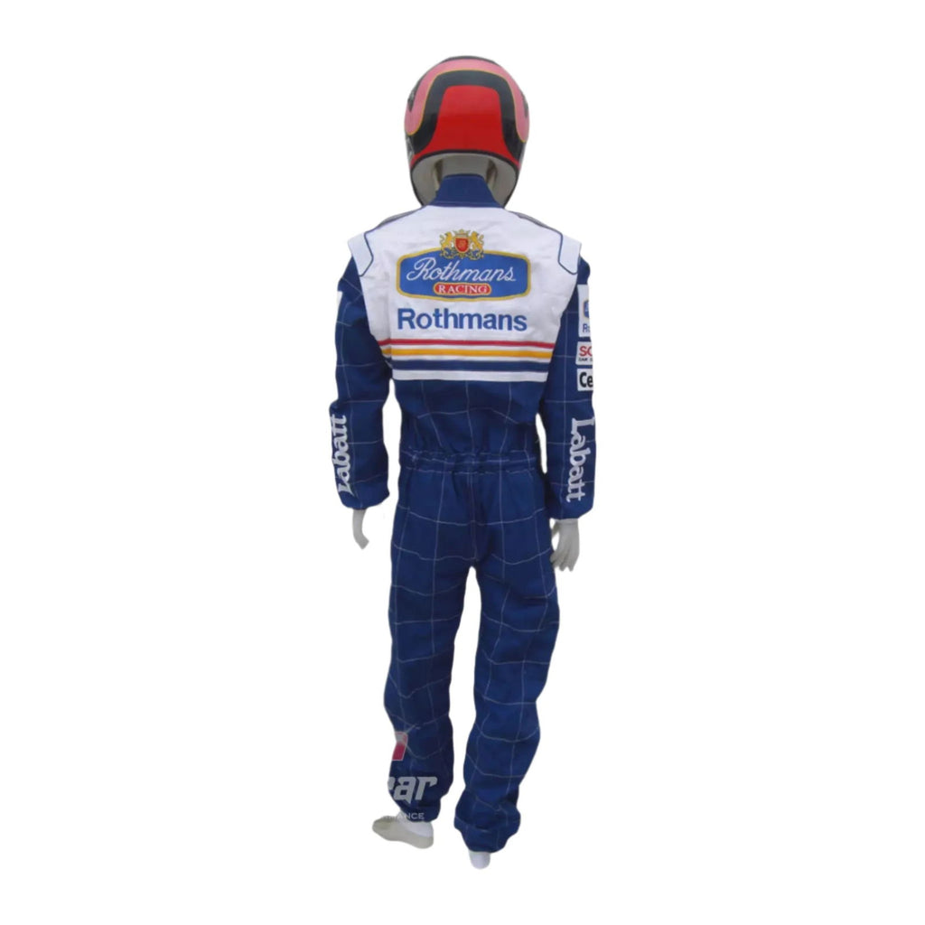Damon Hill 1997  Williams F1 Embroidered Racing Suit - Speedxcrafts