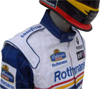 Damon Hill 1997  Williams F1 Embroidered Racing Suit - Speedxcrafts