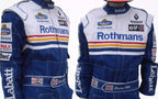 Damon Hill 1997  Williams F1 Embroidered Racing Suit - Speedxcrafts