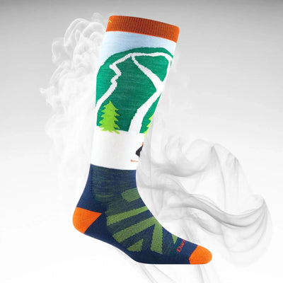 Darn Tough JR Pow Cow Midweight Ski Socks - Speedxcrafts