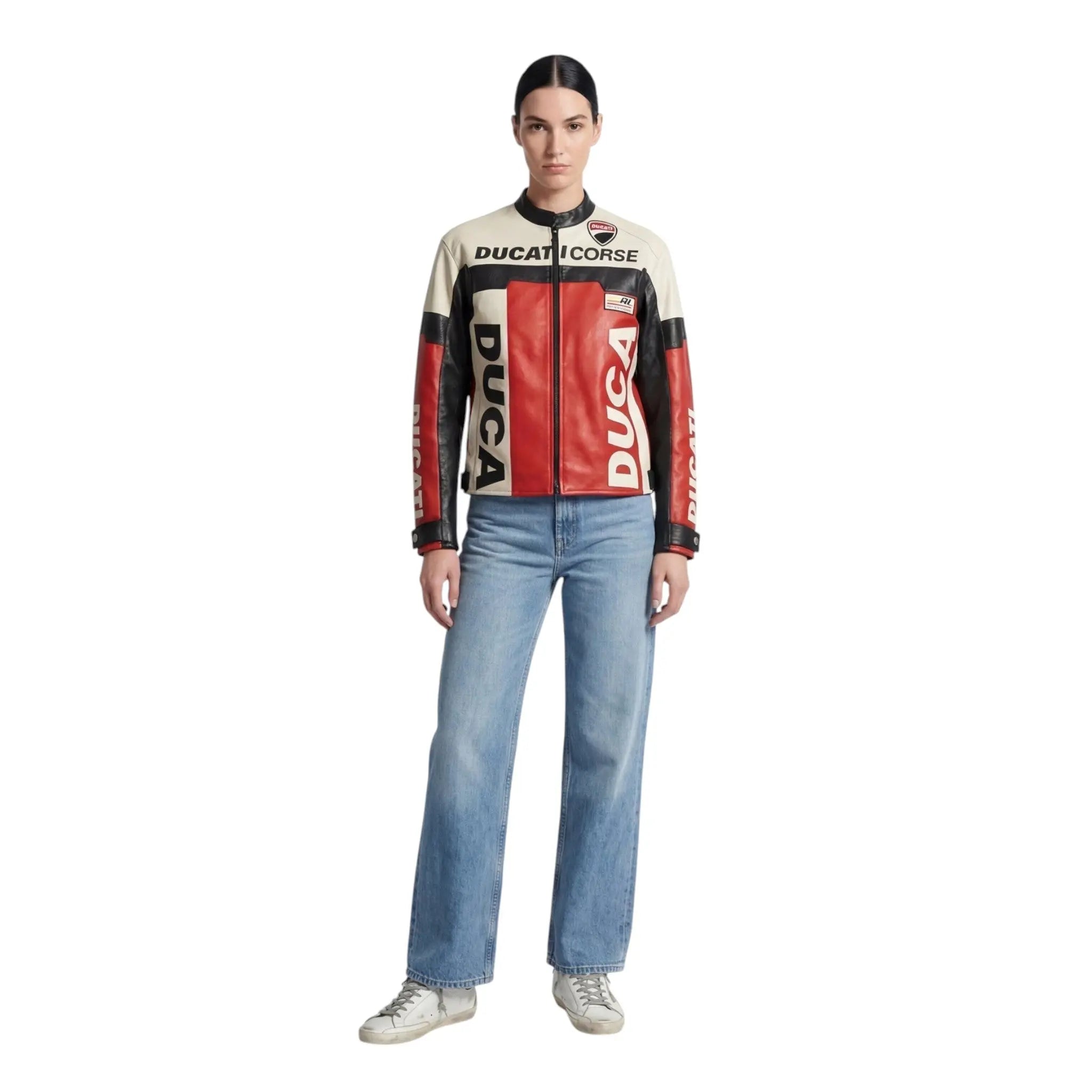 Ducati Vintage Leather Bomber Jacket