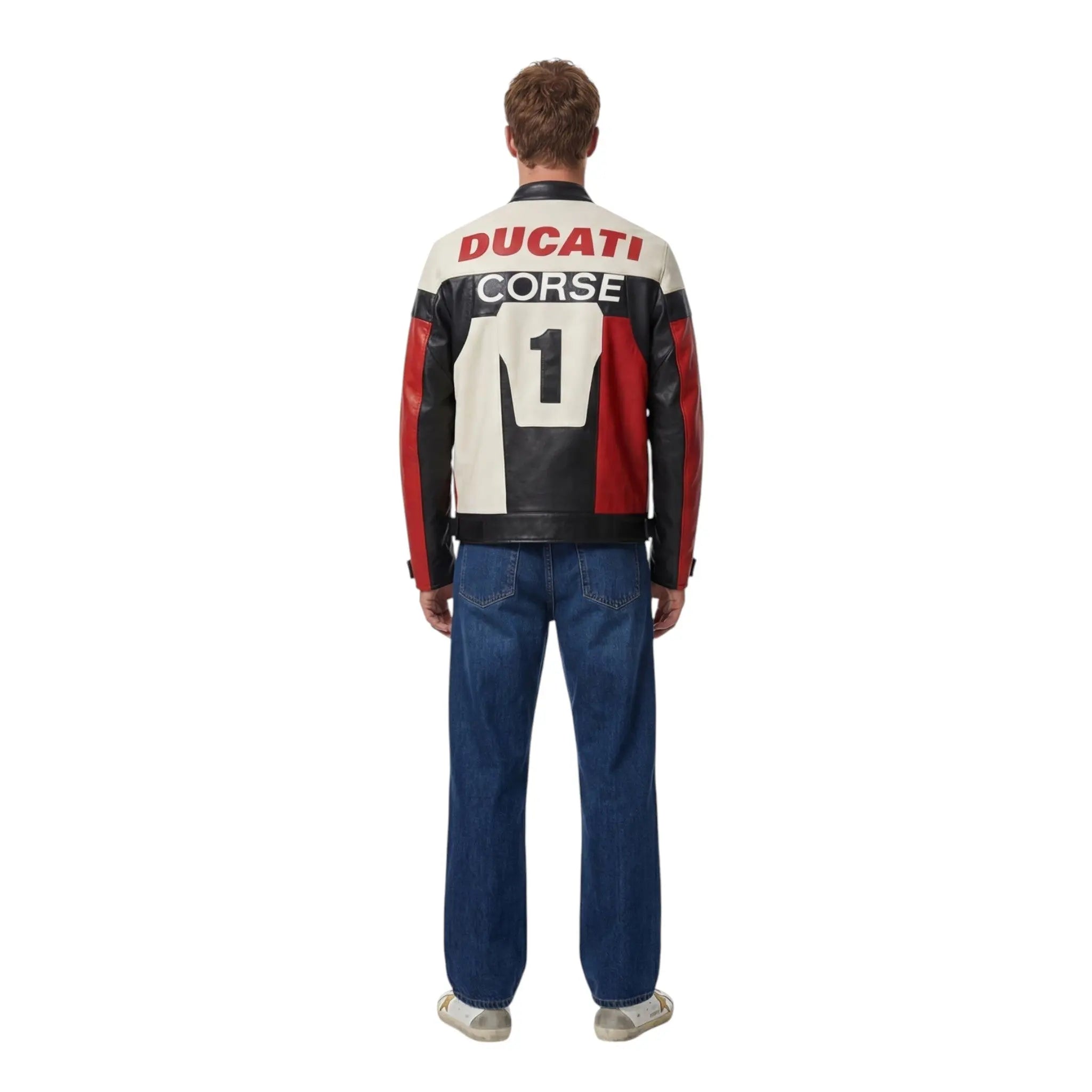 Ducati Vintage Leather Bomber Jacket
