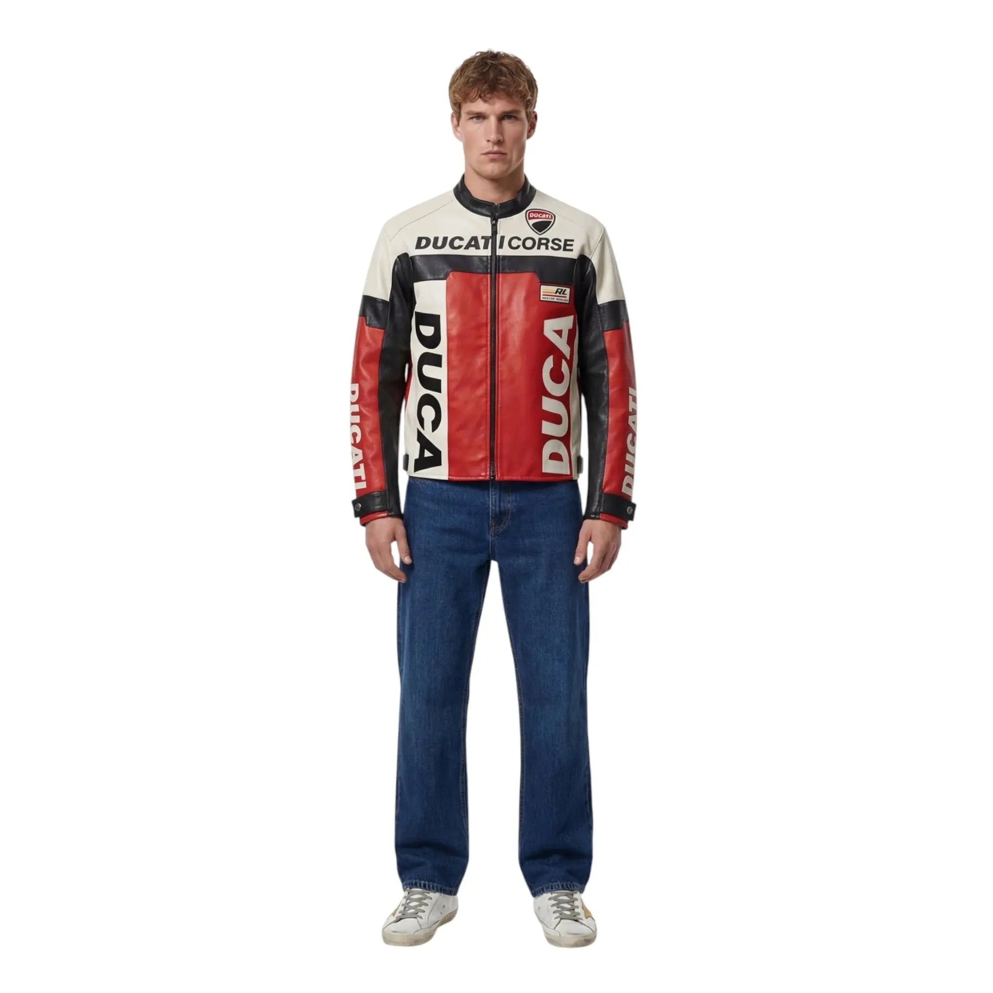 Ducati Vintage Leather Bomber Jacket