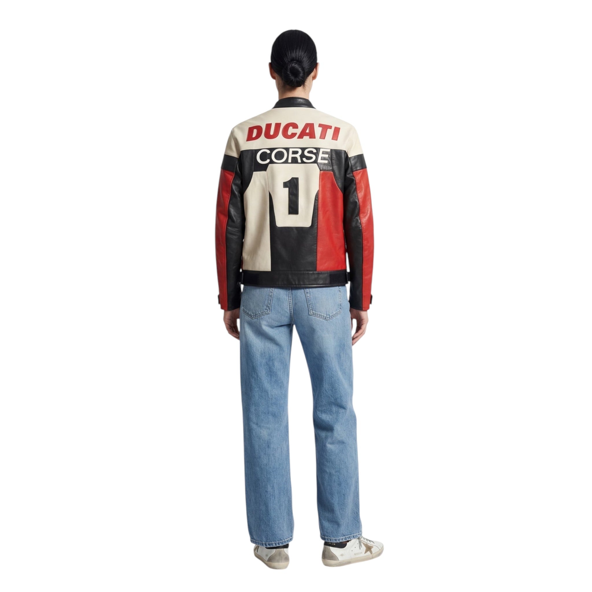 Ducati Vintage Leather Bomber Jacket