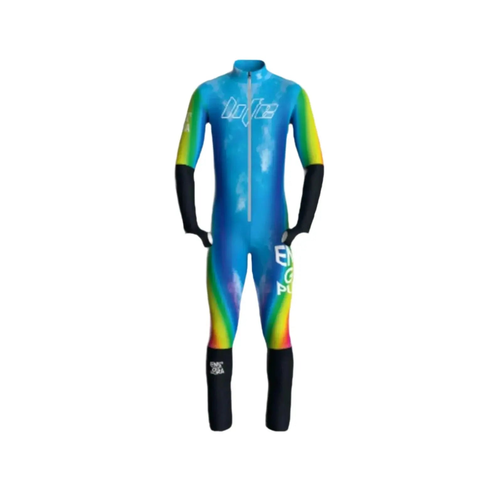 ENERGIAPURA Rainbow Junior Ski Race Suit | Vibrant Performance Gear - Speedxcrafts