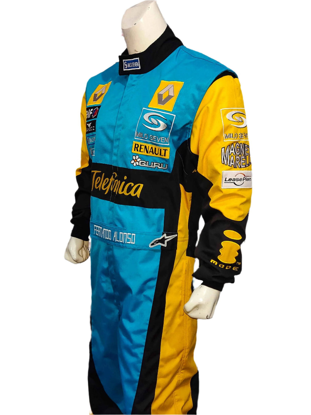 Fernando Alonso 2006 F1 Replica Embroidered Racing Suit / Renault F1 - Speedxcrafts