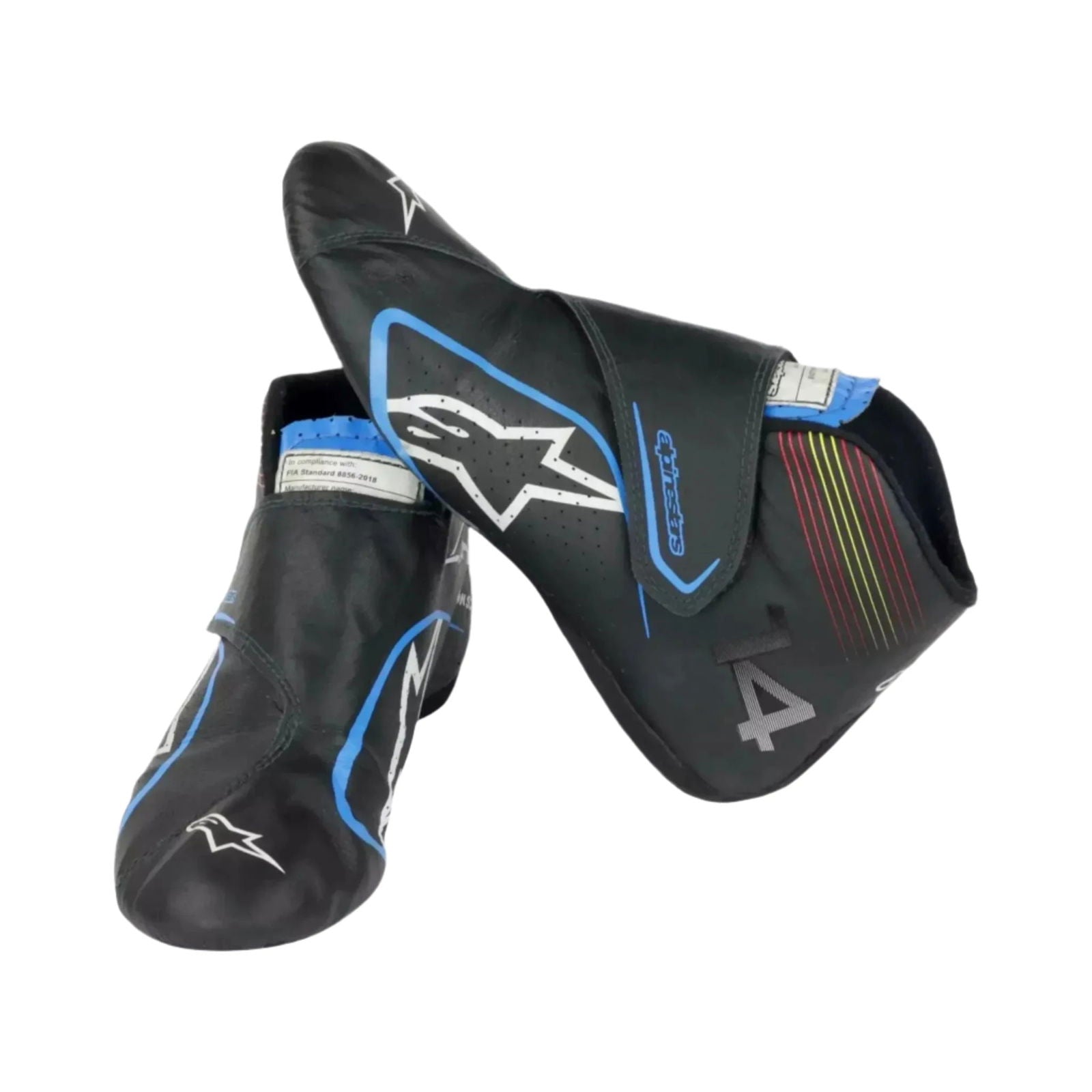 Fernando Alonso Alpine F1 Team Racing boots 2021 - Speedxcrafts