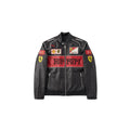 Ferrari F1 Vintage Leather Jacket - Red Edition