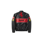 Ferrari F1 Vintage Leather Jacket - Red Edition