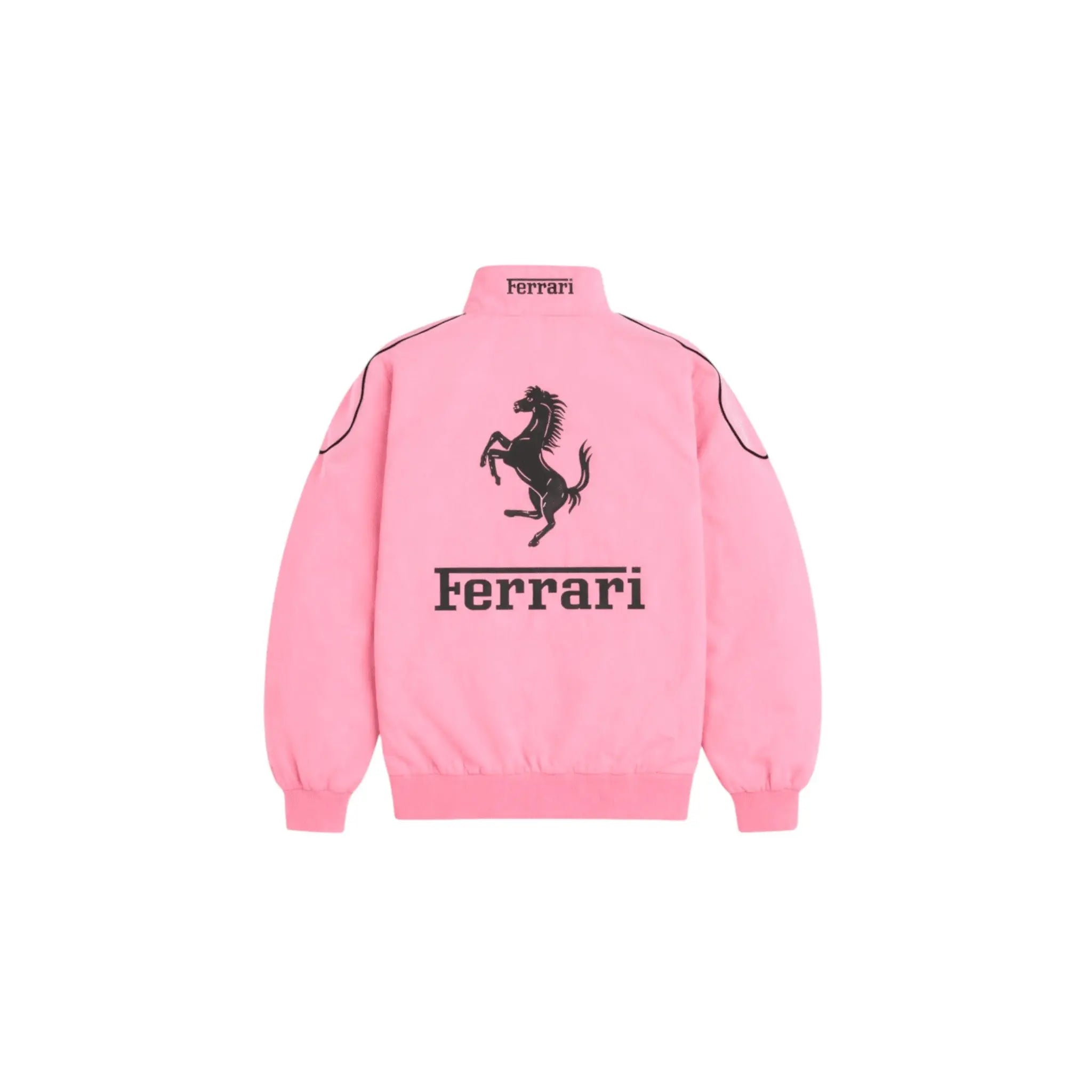 Ferrari F1 Vintage Racing Jacket - Pink Cotton Edition