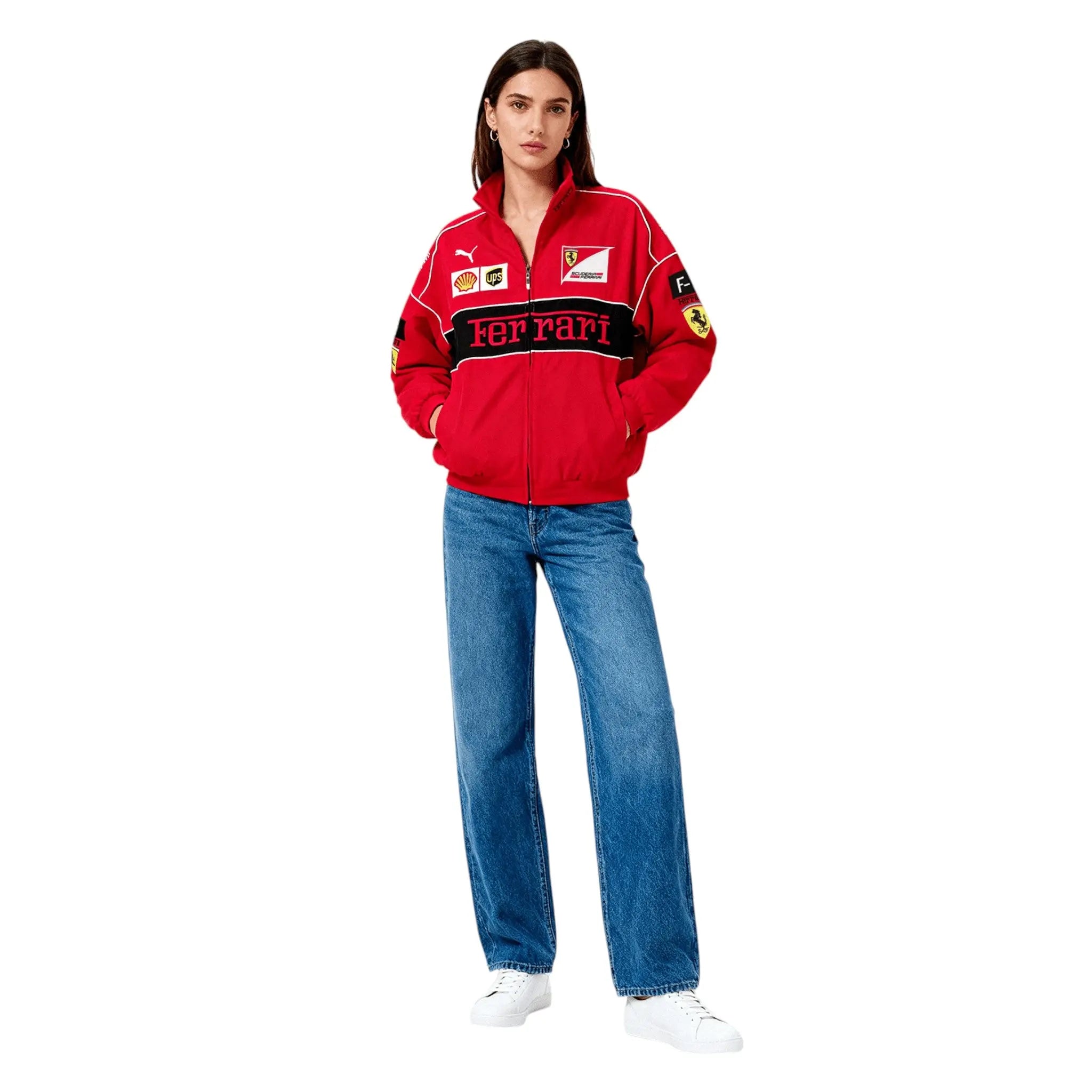 Ferrari F1 Vintage Racing Jacket - Red Edition