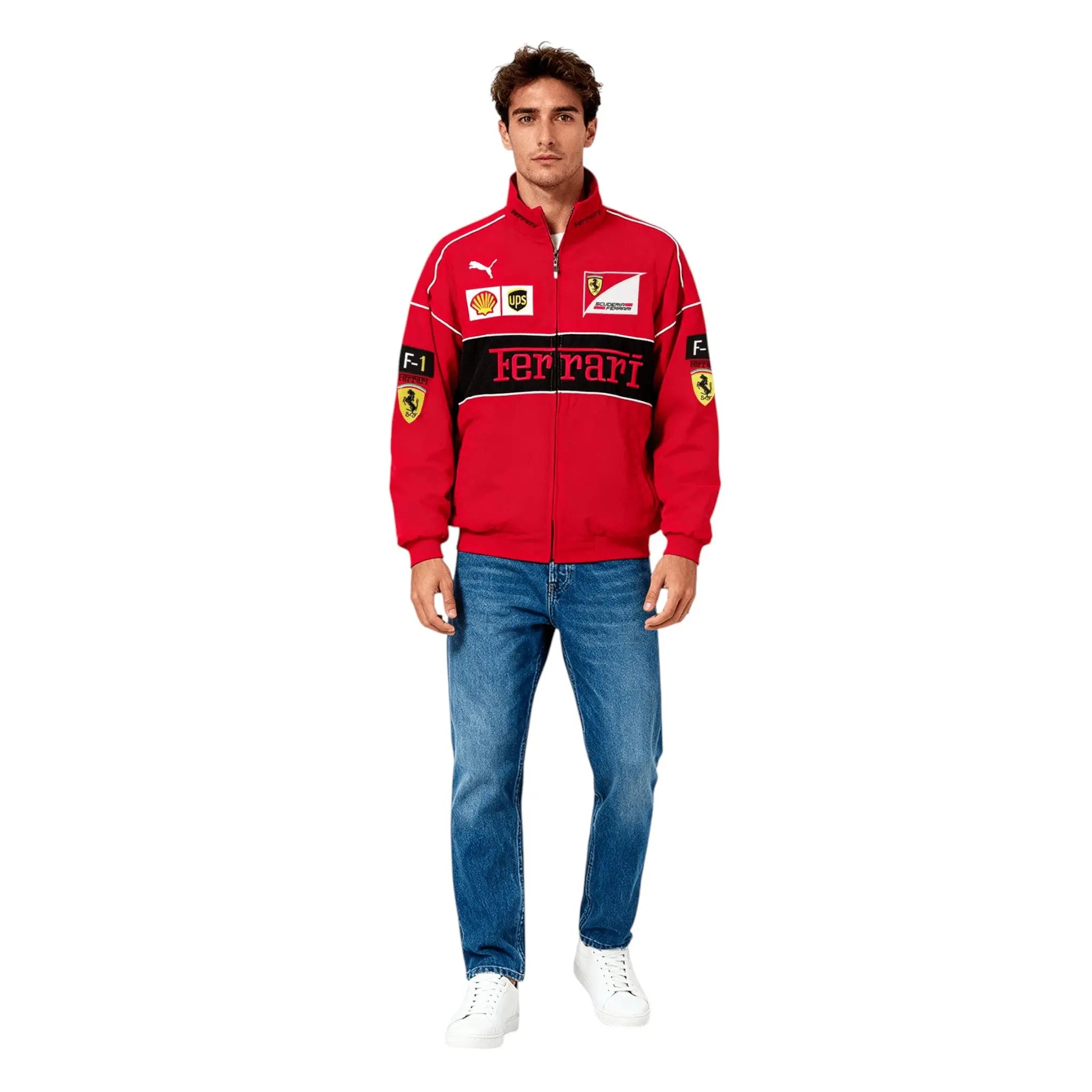 Ferrari F1 Vintage Racing Jacket - Red Edition