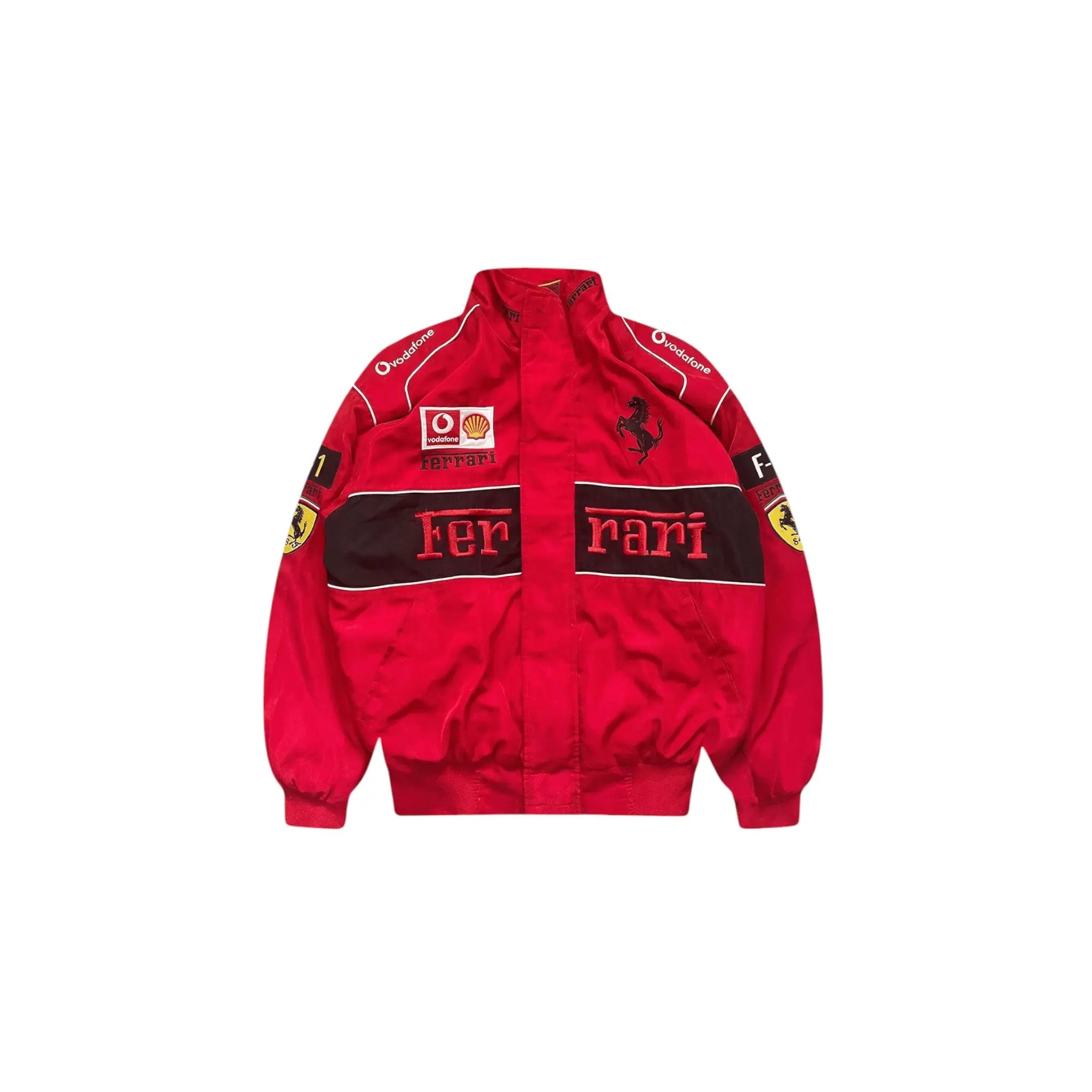 Ferrari F1 Vintage Racing Jacket - Red ZipCover Edition