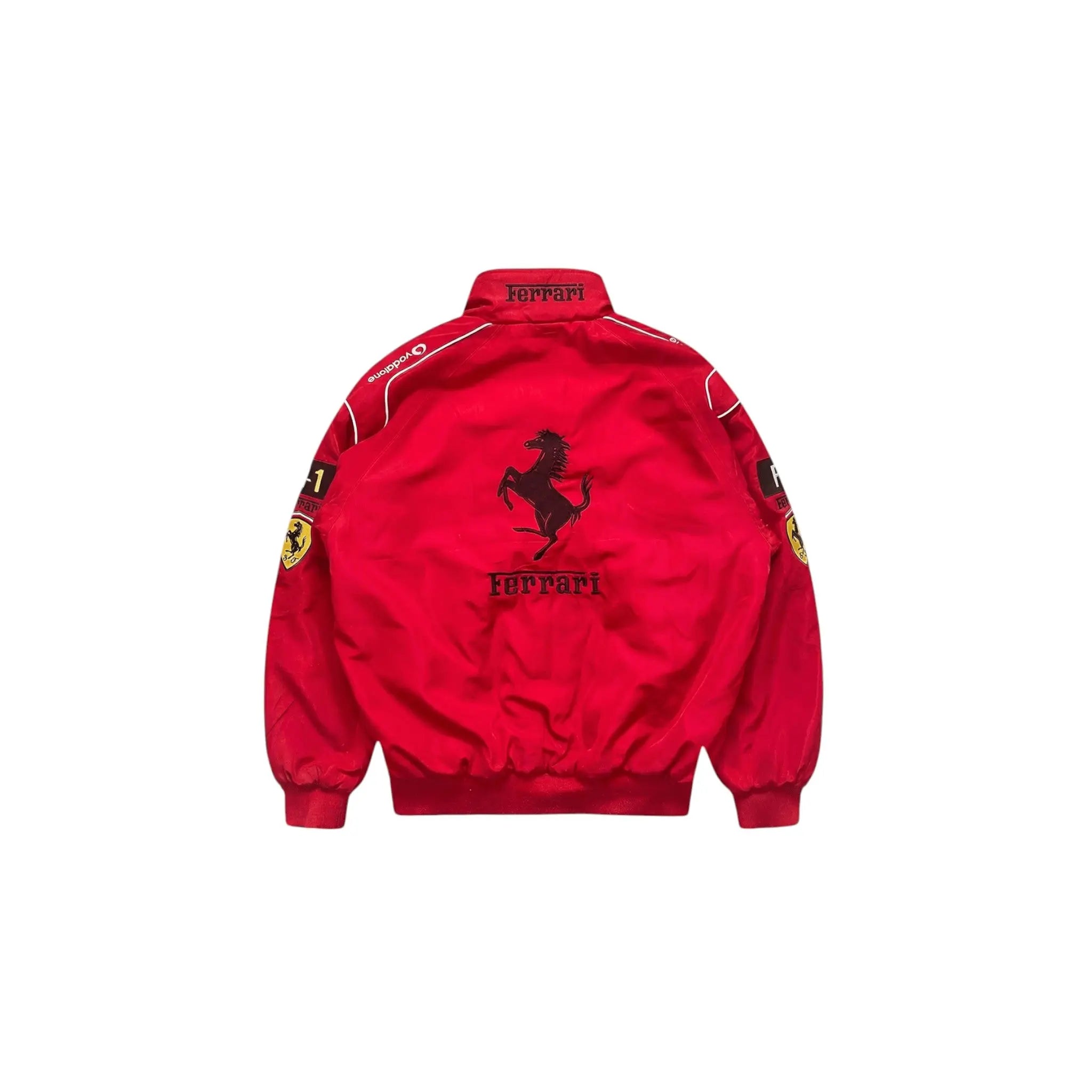 Ferrari F1 Vintage Racing Jacket - Red ZipCover Edition