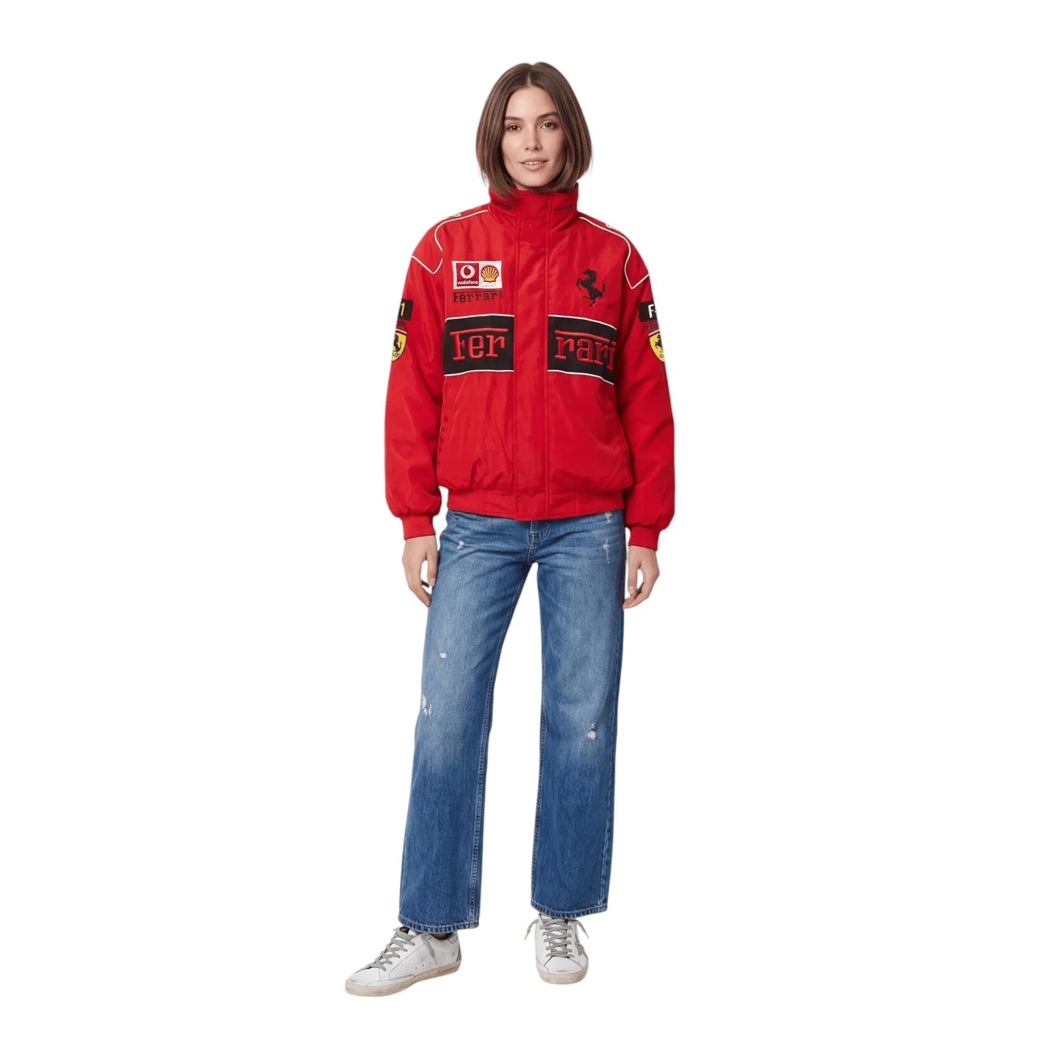 Ferrari F1 Vintage Racing Jacket - Red ZipCover Edition