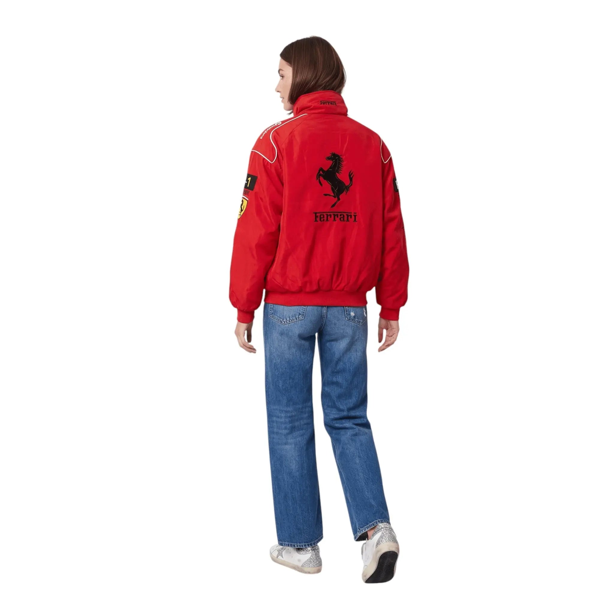 Ferrari F1 Vintage Racing Jacket - Red ZipCover Edition