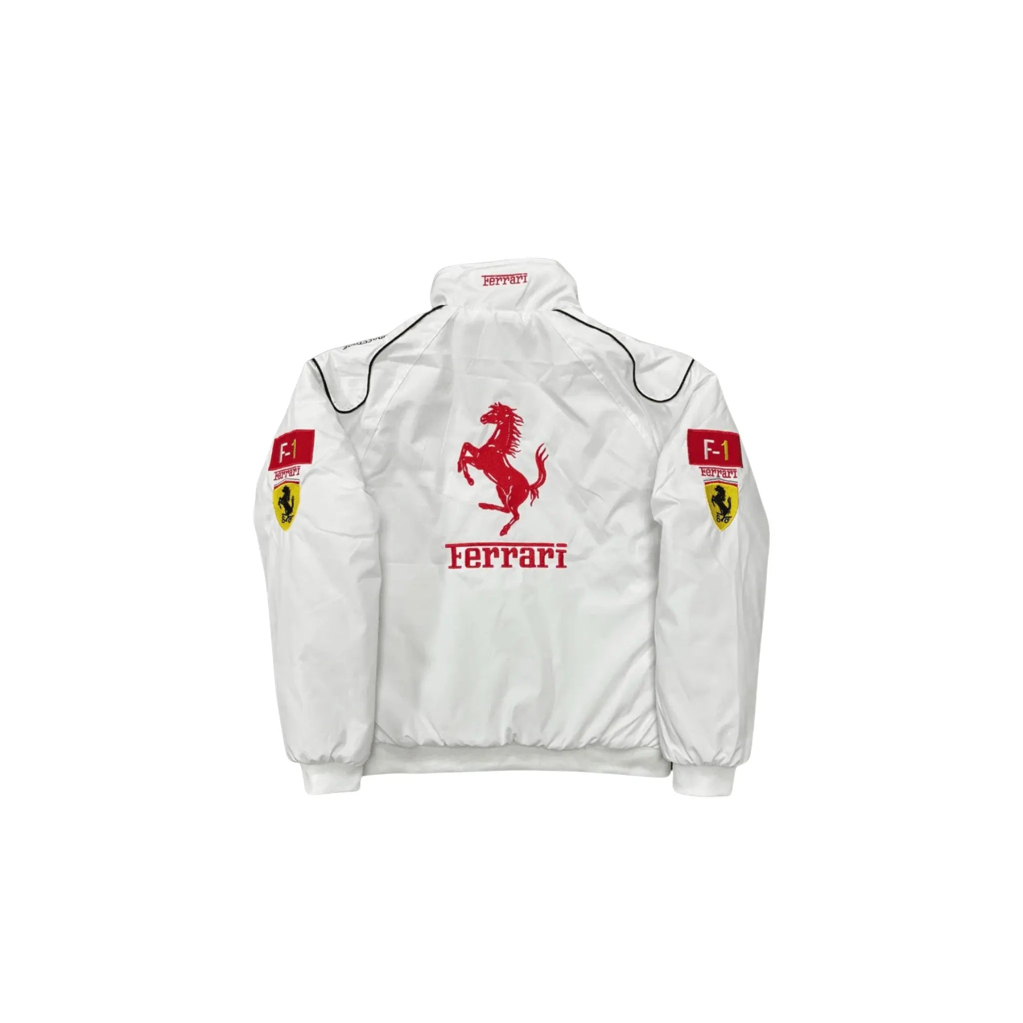 Ferrari F1 Vintage Racing Jacket - White Edition