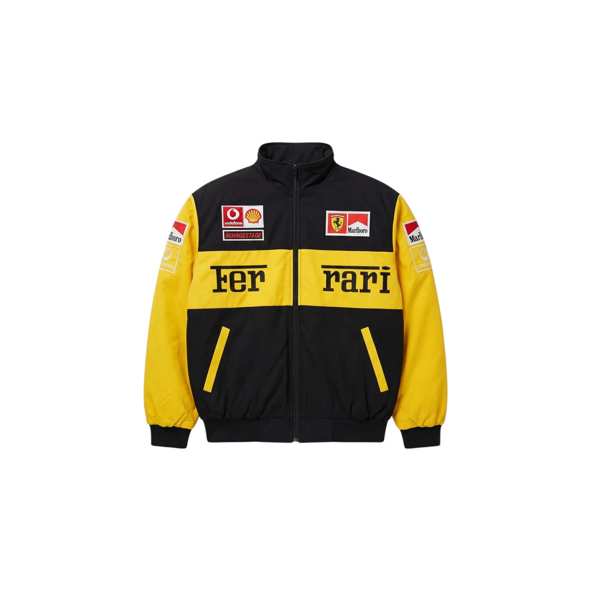 Ferrari F1 Vintage Racing Jacket - Yellow Edition