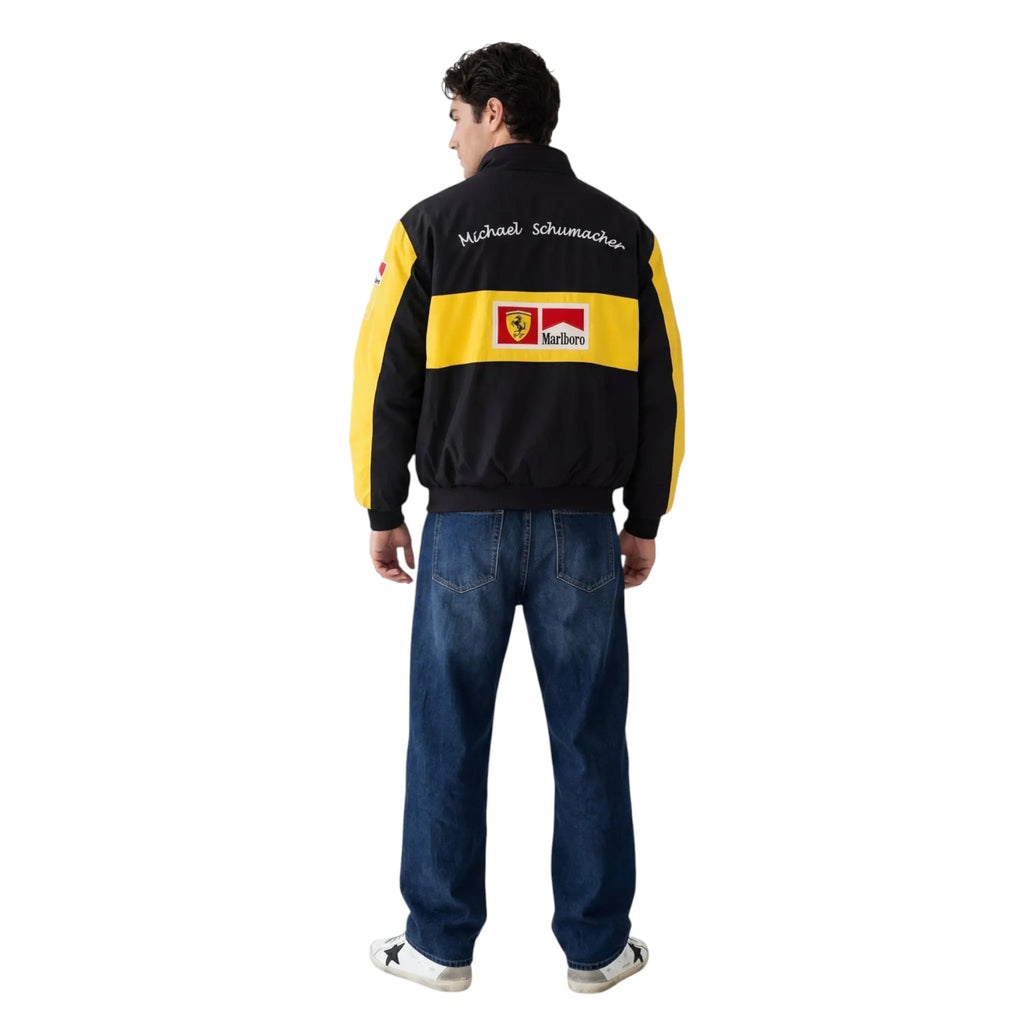 Ferrari F1 Vintage Racing Jacket - Yellow Edition