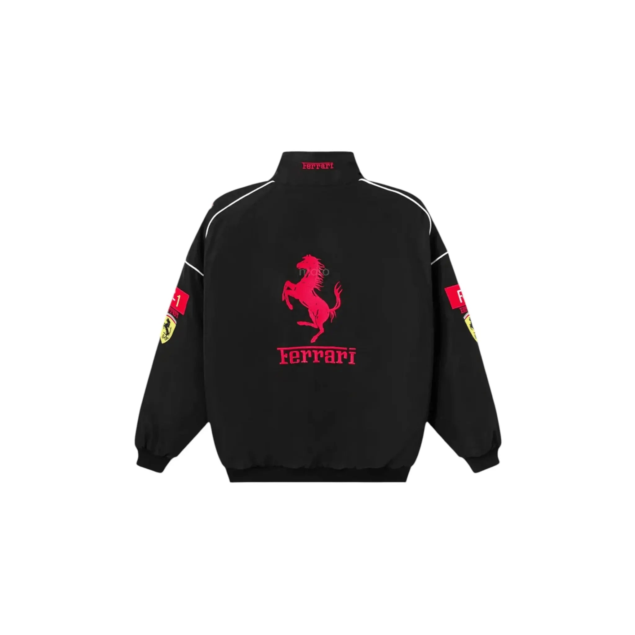 Ferrari F1 Vintage Racing Jacket - Black ZipCover Edition
