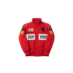 Ferrari F1 Vintage Racing Jacket - White ZipCover Edition