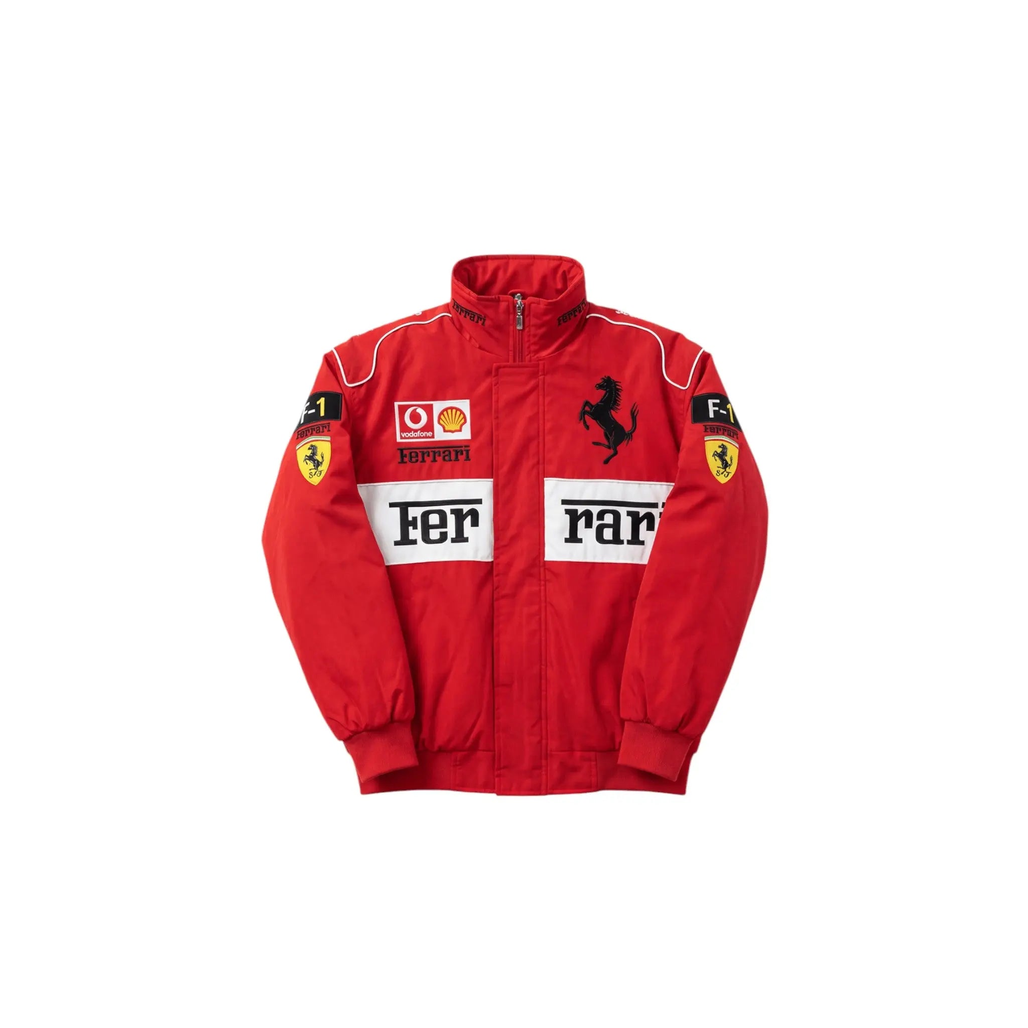 Ferrari F1 Vintage Racing Jacket - White ZipCover Edition