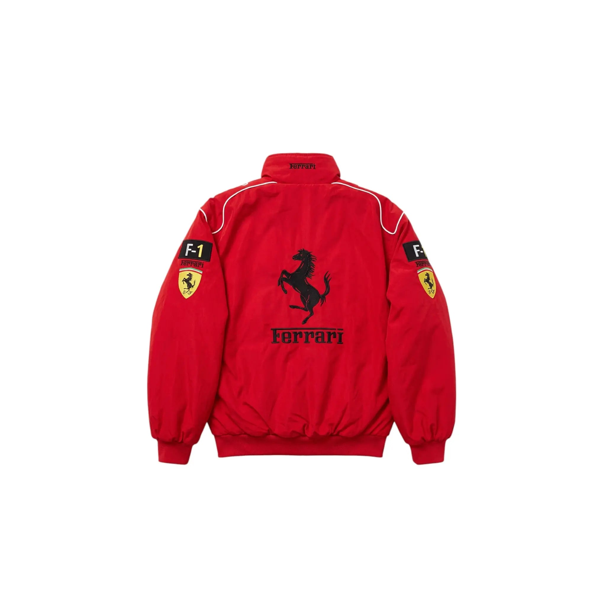 Ferrari F1 Vintage Racing Jacket - White ZipCover Edition