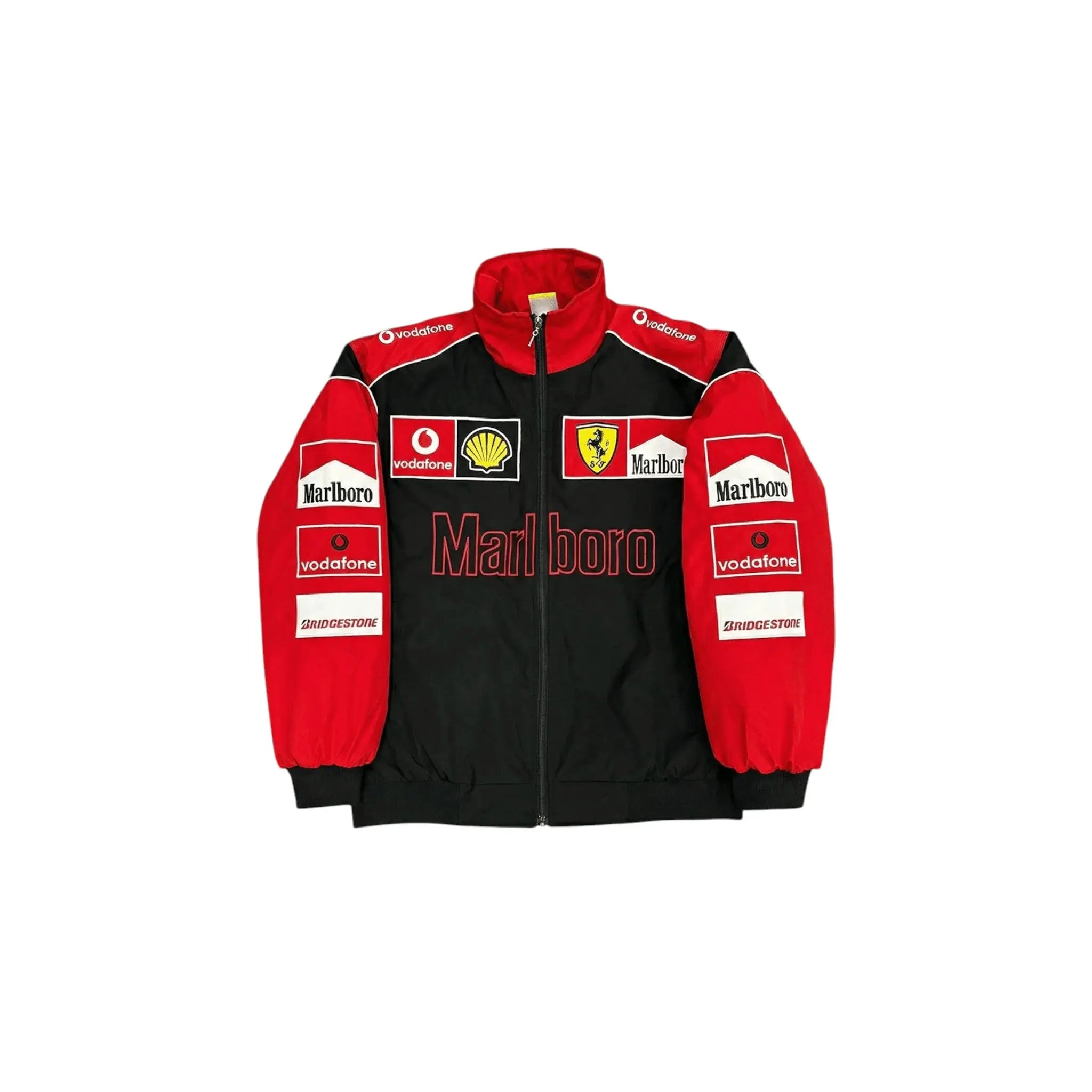 Ferrari F1 Vintage Racing Jacket - White & Red Edition