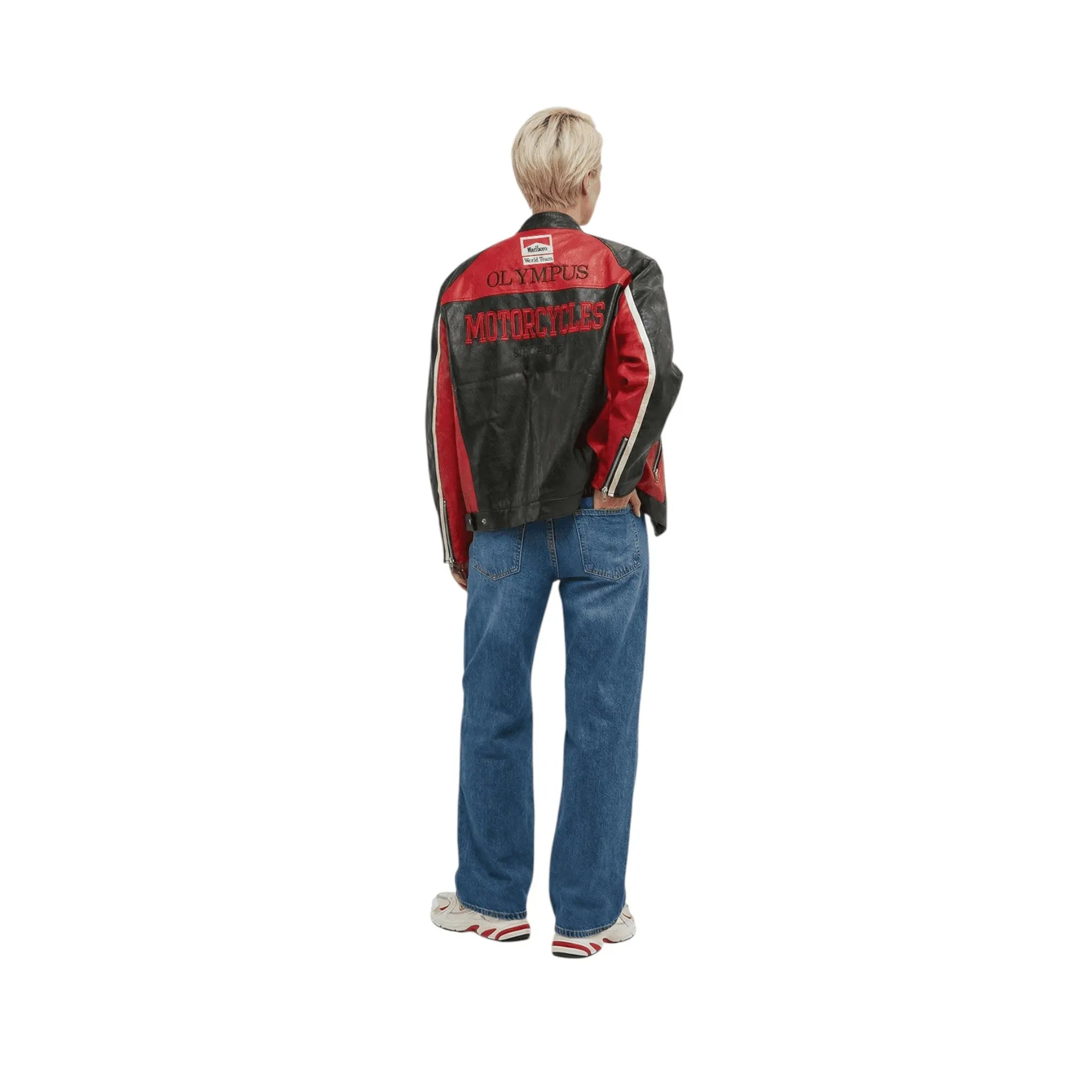 Ferrari F1 Vintage Racing Leather Jacket - Olympus Edition
