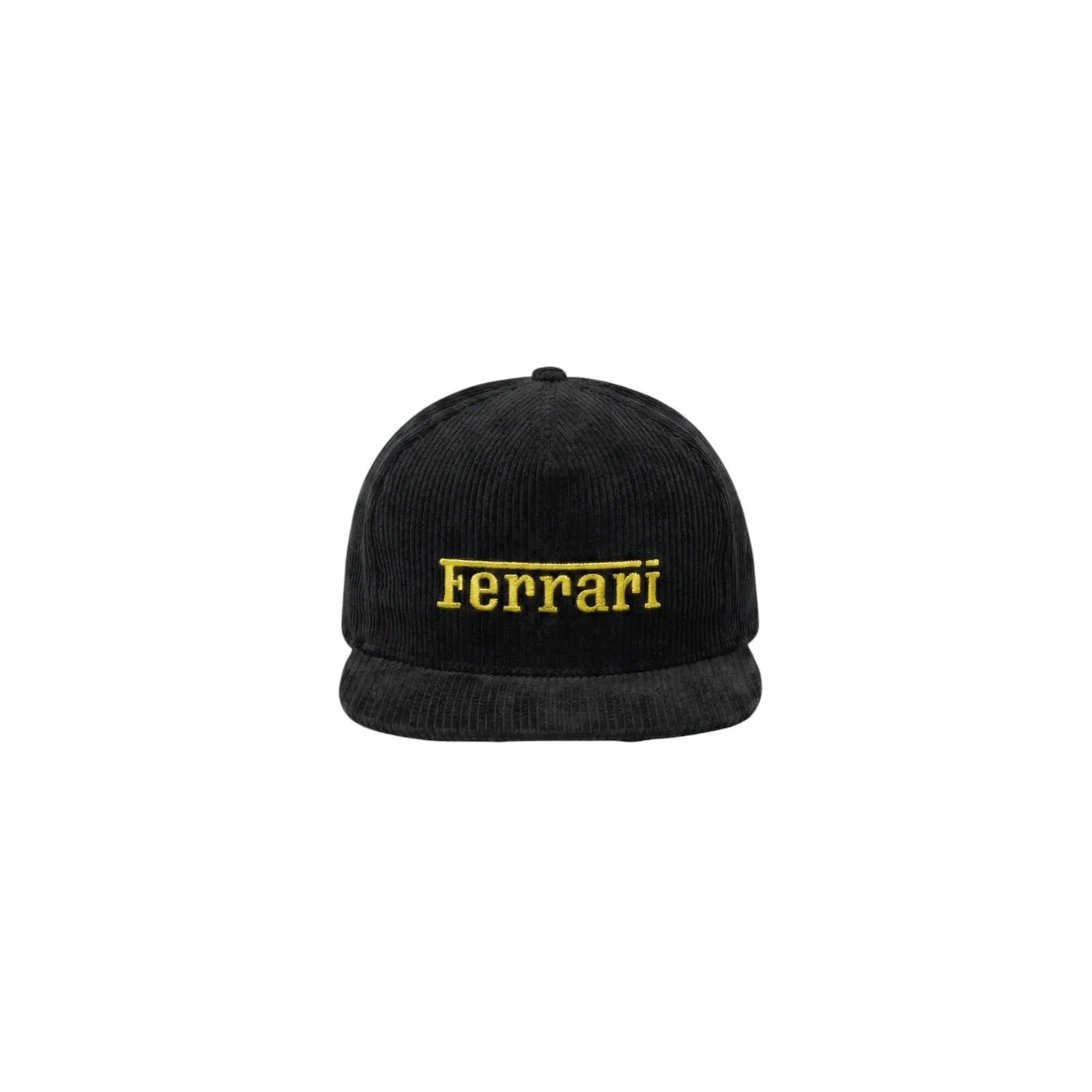 Ferrari Vintage Corduroy Cap – Black