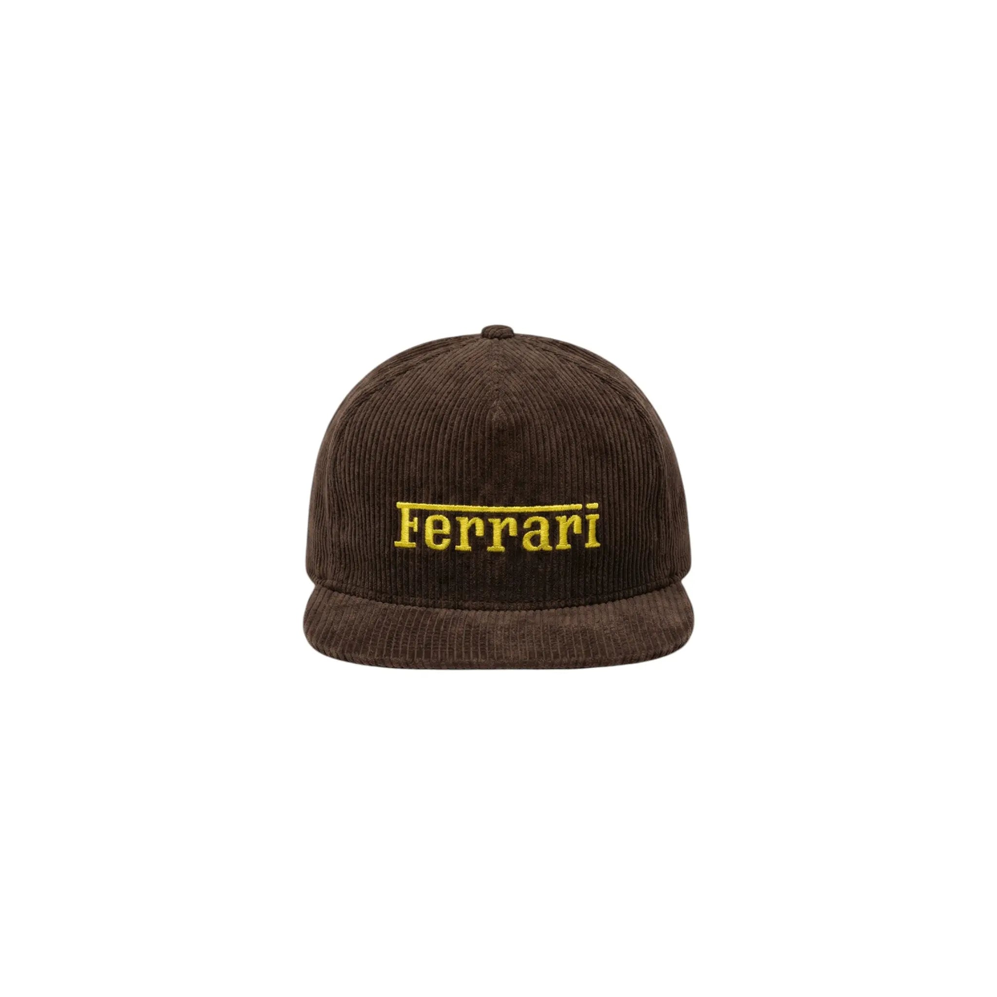Ferrari Vintage Corduroy Cap – Brown