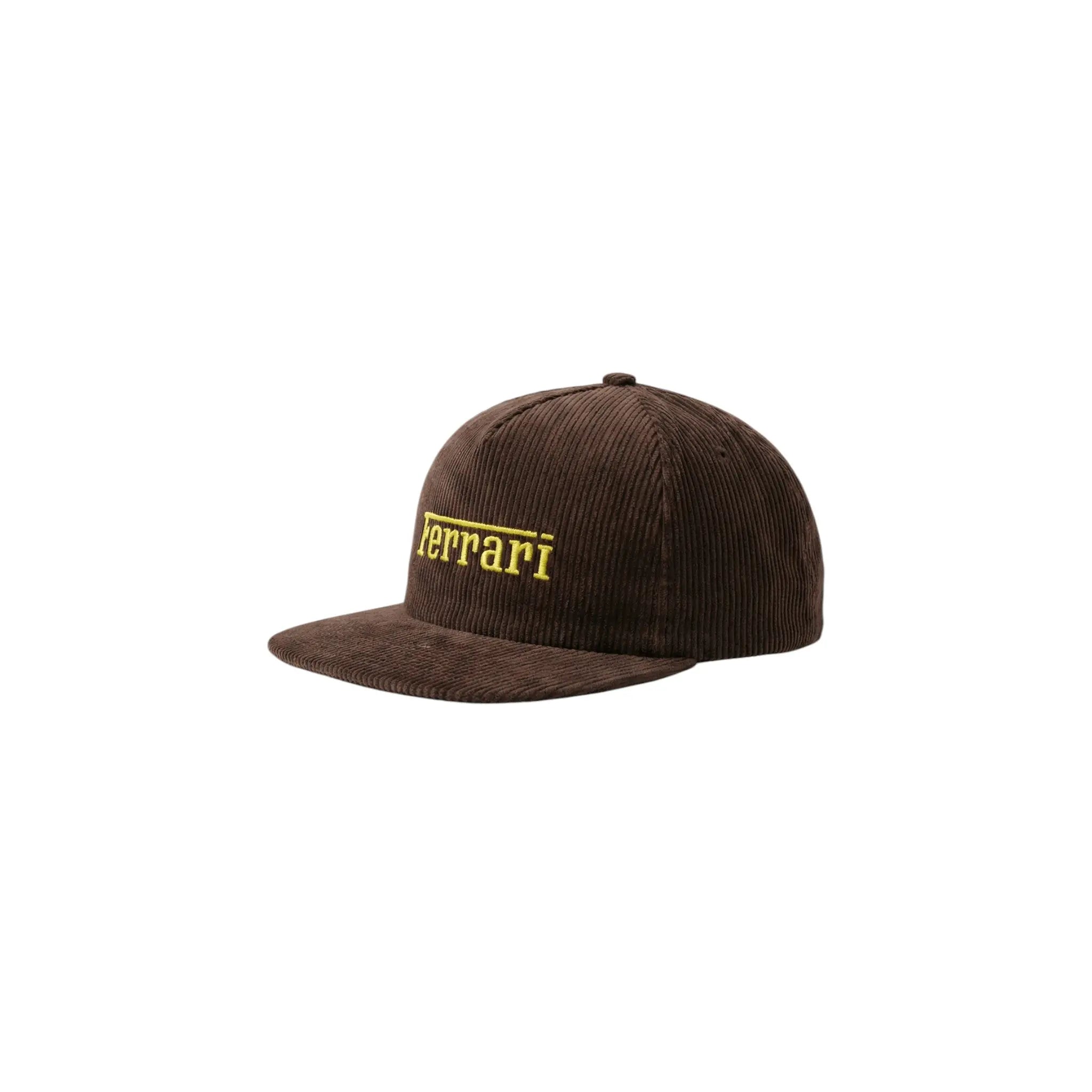 Ferrari Vintage Corduroy Cap – Brown