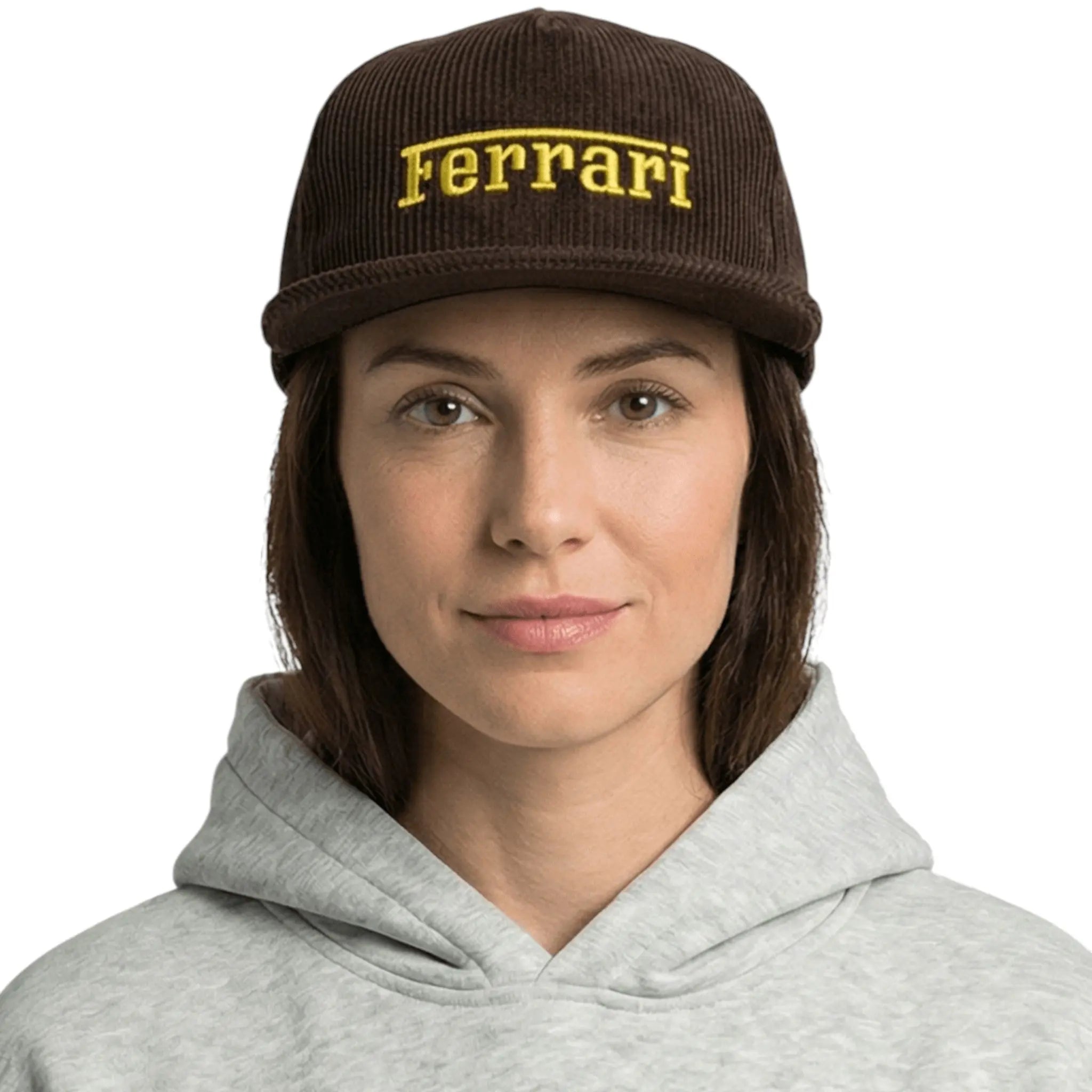 Ferrari Vintage Corduroy Cap – Brown