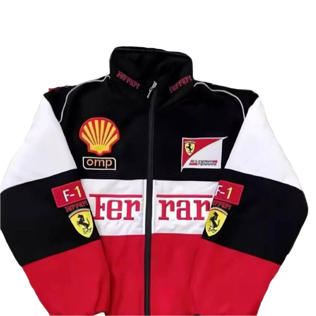 Ferrari F1 Fully Embroidered Jacket - Speedxcrafts – Speedx Crafts