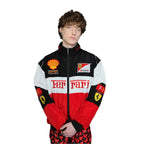 Ferrari F1 Multi Patch Embroidered Racing Jacket - Speedxcrafts