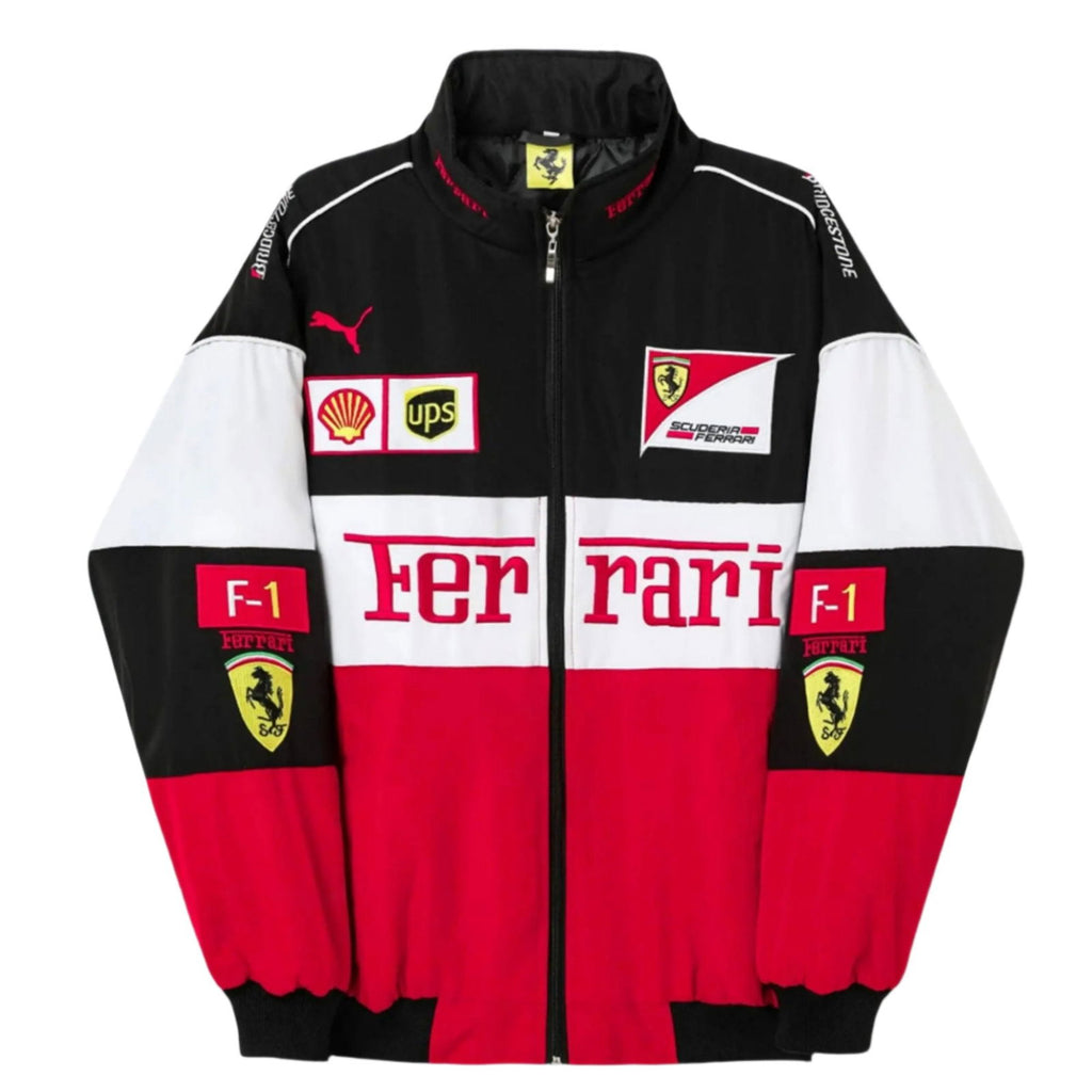 Ferrari F1 Vintage Jacket | Iconic Motorsport Apparel - Speedxcrafts