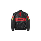 Ferrari F1 Vintage Leather Jacket - Red Edition