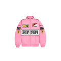 Ferrari F1 Vintage Racing Jacket - Pink Cotton Edition