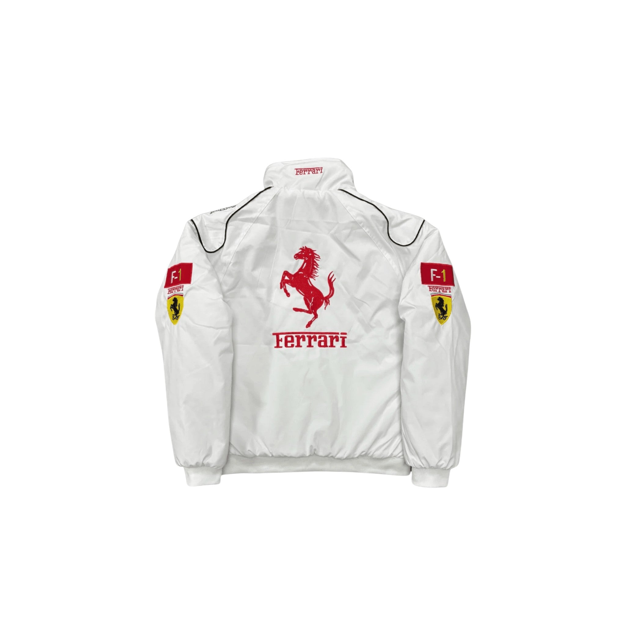 Ferrari F1 Vintage Racing Jacket - White Edition
